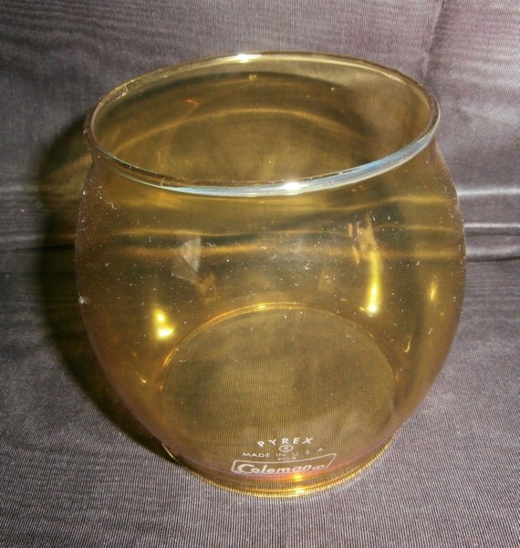 coleman amber lantern globe