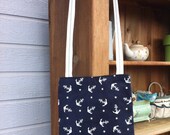 Messenger Anchor Bag - Summer Tote - Hip Bag - Beach Bag, California Bag, Pool Bag