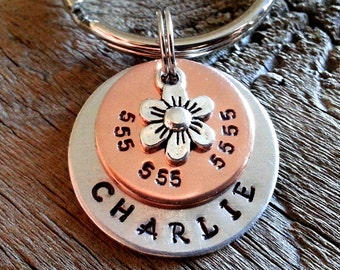 Pet ID Tag / Personalized Pet ID Tag / Dog Tag / Pet Tag / Cat Tag / Dog Tag for Dogs / Personalized Dog Tag - Pet Accessories