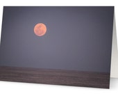 Pink Moon 5x7 Blank Greeting Card Perfect for all Occasions