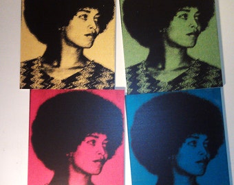 Angela Davis PVC Art