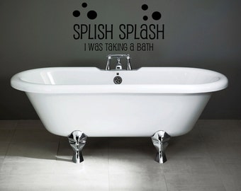 Splish splash i was | Etsy