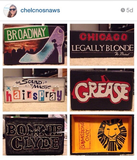 Items similar to Broadway Memorabilia Box on Etsy