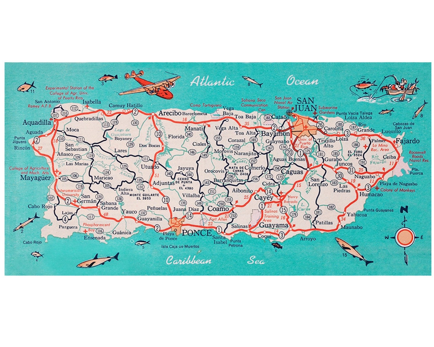 Puerto Rico Toll Roads Map