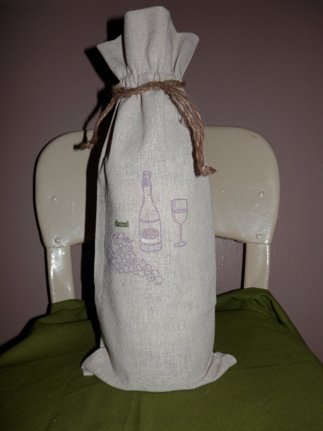 wine bags for wedding favors