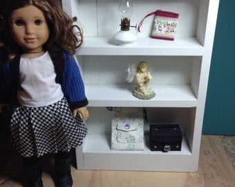 Doll Bookcase / Shelf for 18 Inch American Girl Dolls Furniture Beds Chairs Tables