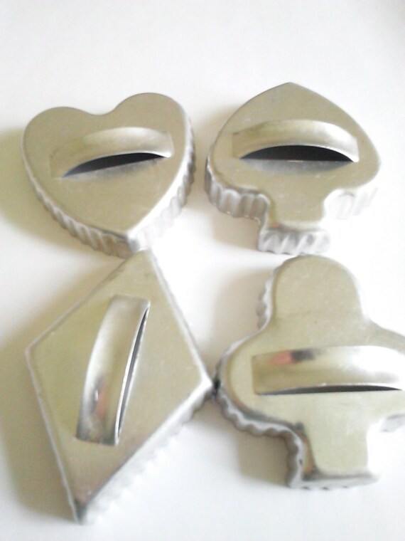 Poker cookie cutters