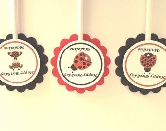 Popular items for ladybug toppers on Etsy