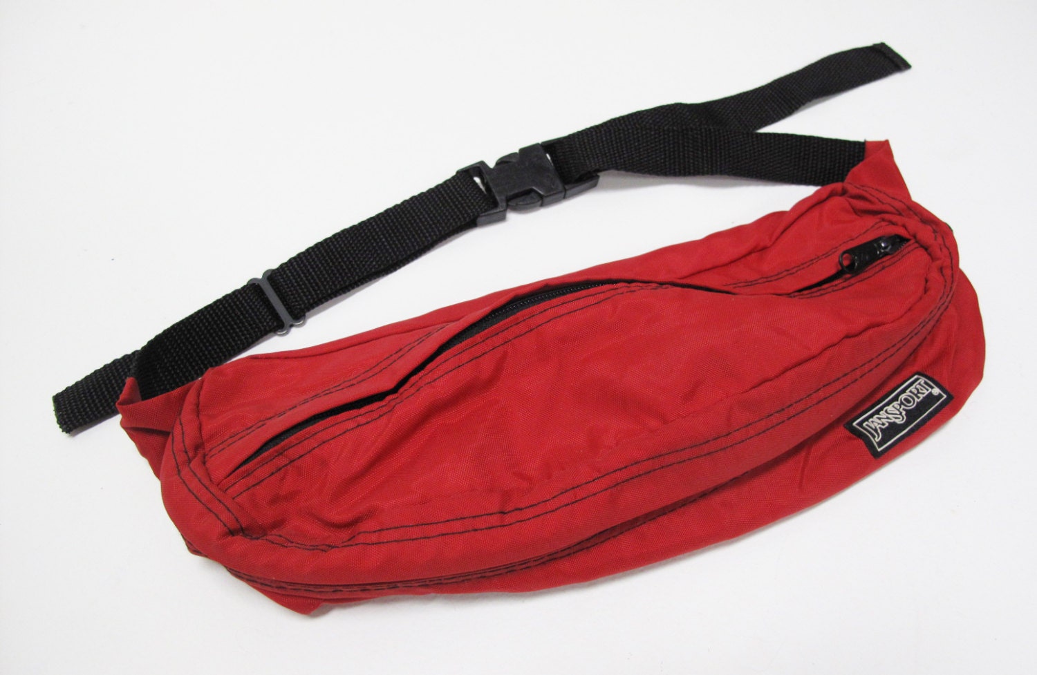 Jansport FANNY PACK Red Waist Belt Tourist Pouch hip by WearLords