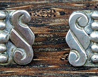 Vintage Sterling Silver Post Earrings