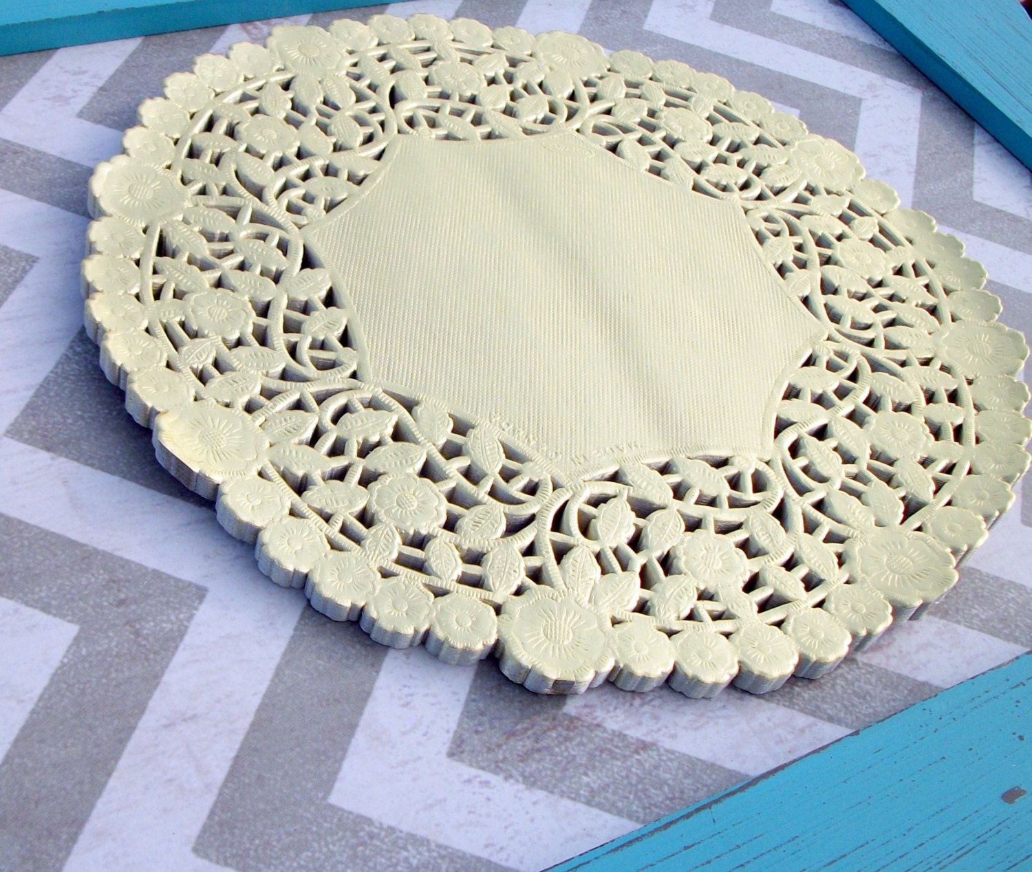 Gold Doily 8 Inch Gold Lace Foil Doilies Fancy