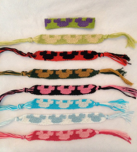 Disney Mickey Princess Friendship Bracelets by SoulSistaCrafts