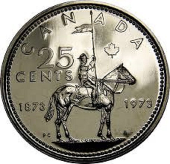 1973 Canadian Quarter Small Bust Uncirculated 1973 Canadian Quarter Small Bust Uncirculated