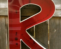 Popular items for vintage sign letter on Etsy