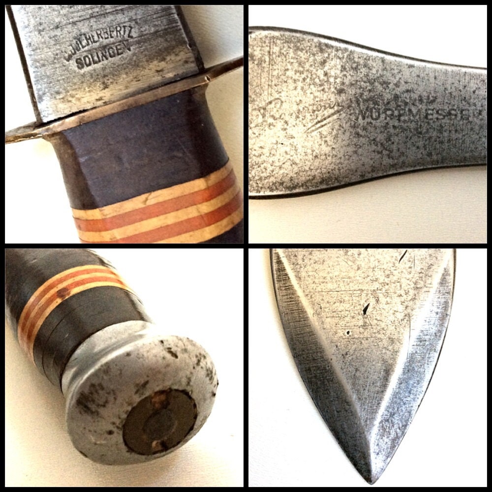 Vintage German Throwing Knife Wurfmesser