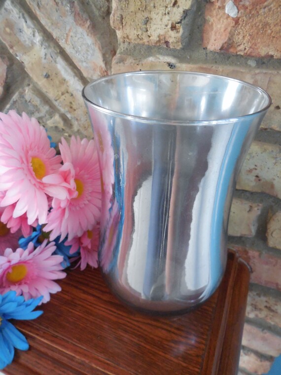 Large Mercury Glass Vase by GiftsByIrisWithLove on Etsy