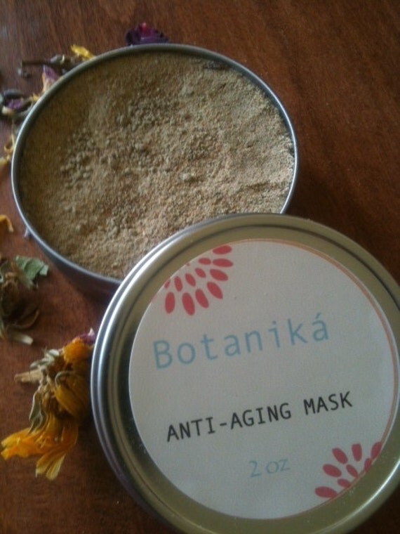 ANTIAGING Face Mask/Scrub Mature Skin Wrinkles by BotanikaBeauty
