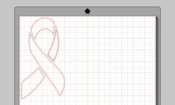 Awareness Ribbon - Silhouette Studio File and JPG