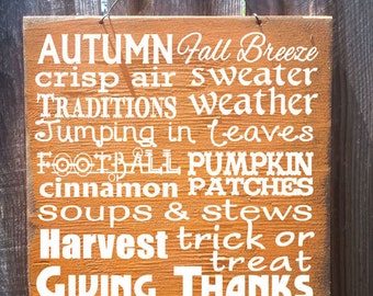 fall decor, fall decorations, fall signs, fall wood decor, fall wood signs, fall decorating, autumn signs, autumn decor, autumn decorations
