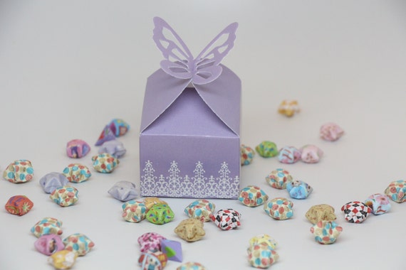 25 Butterfly Wedding Favor Boxes, candy boxes, gift boxes. Perfect for wedding, anniversary, party, baby shower, bridal shower