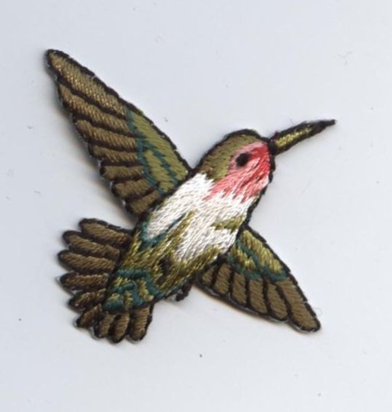 Small Hummingbird Iron on Applique 116097 by WholesaleApplique