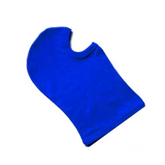 Motorcycle Under Helmet Head Sock Balaclava made of 100% Cotton Blue Color.