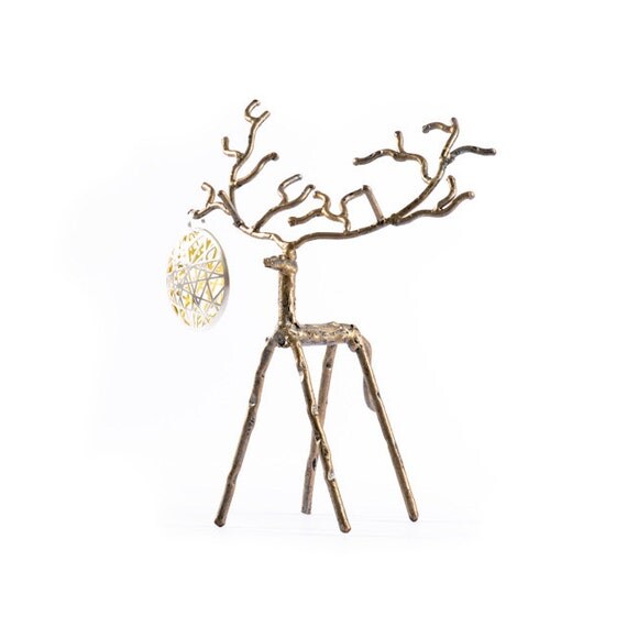 jewellery stand reindeer jewelry holder by alkitaJewelleryStand