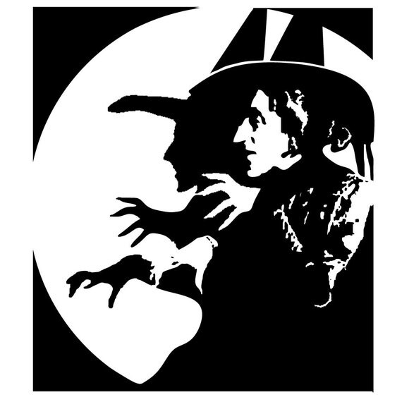 Items similar to HW26 Reusable Laser-Cut Stencil The Wicked Witch 7MIL ...