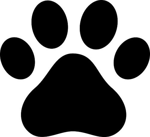 paw print window decals for cars