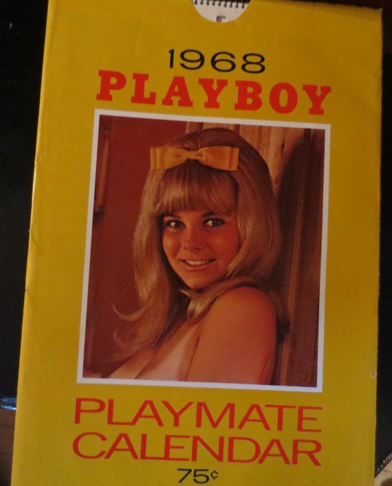 Vintage 1960s 1968 Playboy Playmate Calendar Nudes.