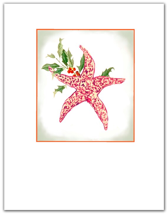 Christmas cards Boxed set Santa Claus Holiday cards Unique