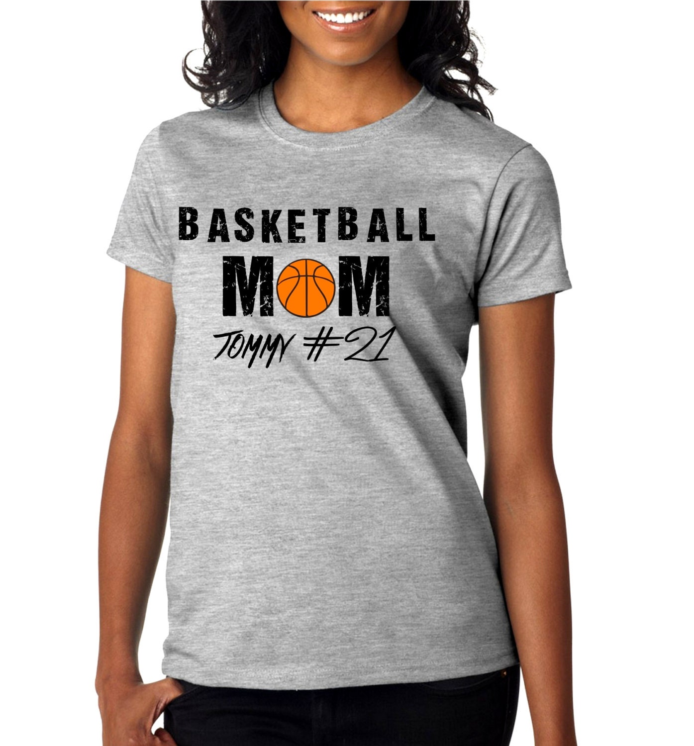Basketball Mom Womens T Shirt