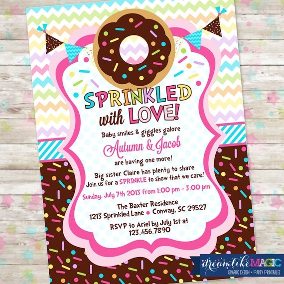 Free Sprinkle Baby Shower Invitations 5