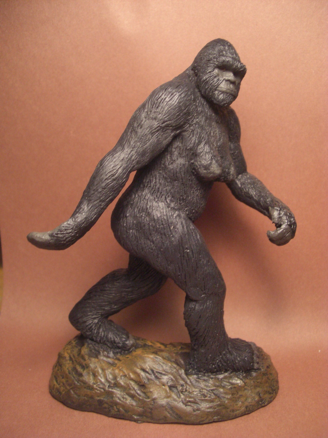 Bigfoot Sasquatch Patty Figure sculpture by jasonshanamanart