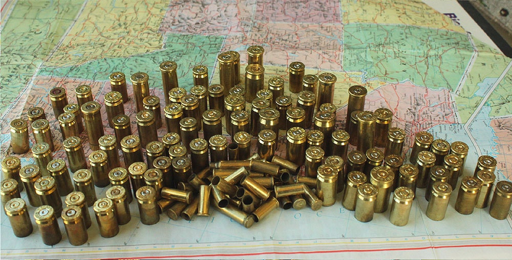 1 Pound of Mixed Brass Spent Bullet Shell Casings from