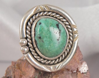 Native American Turquoise Engagement Ring by hollywoodrings