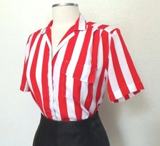 candy cane blouse