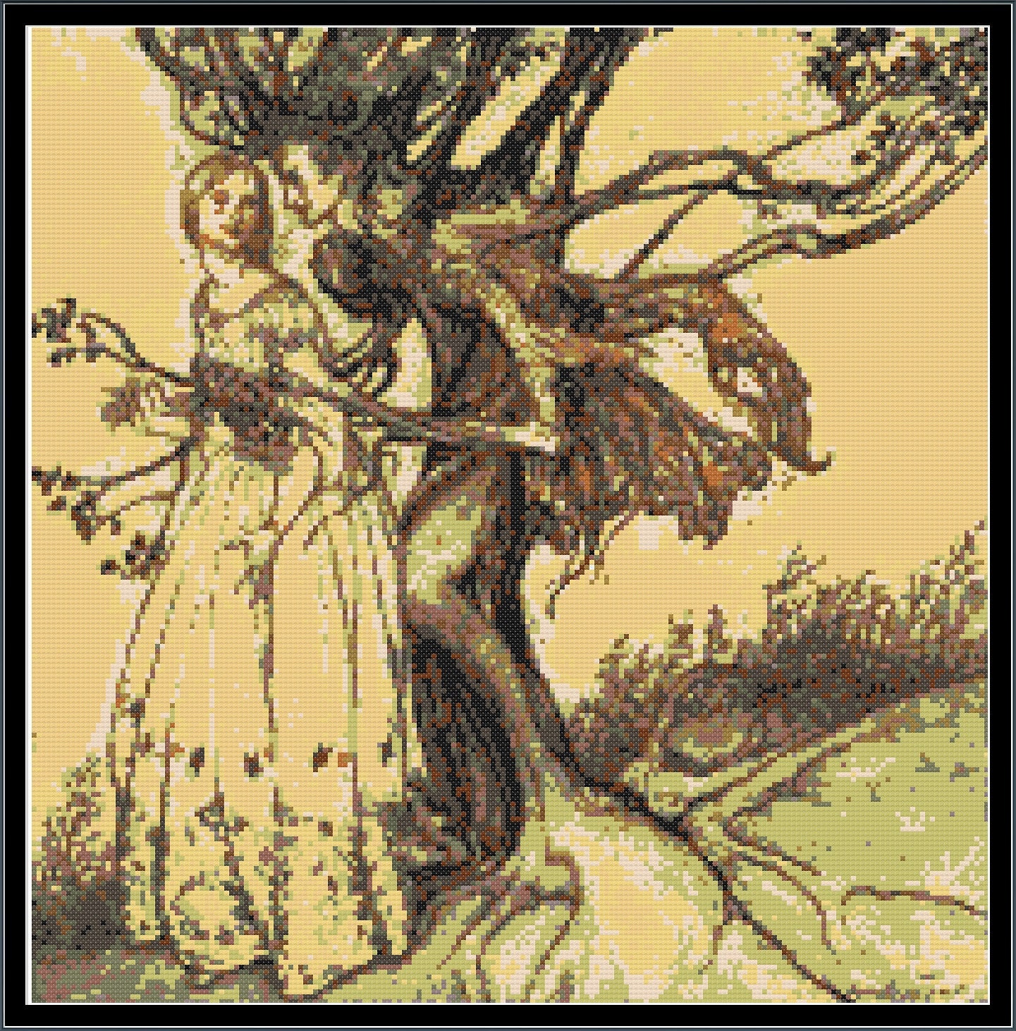Cross Stitch Pattern The Wood