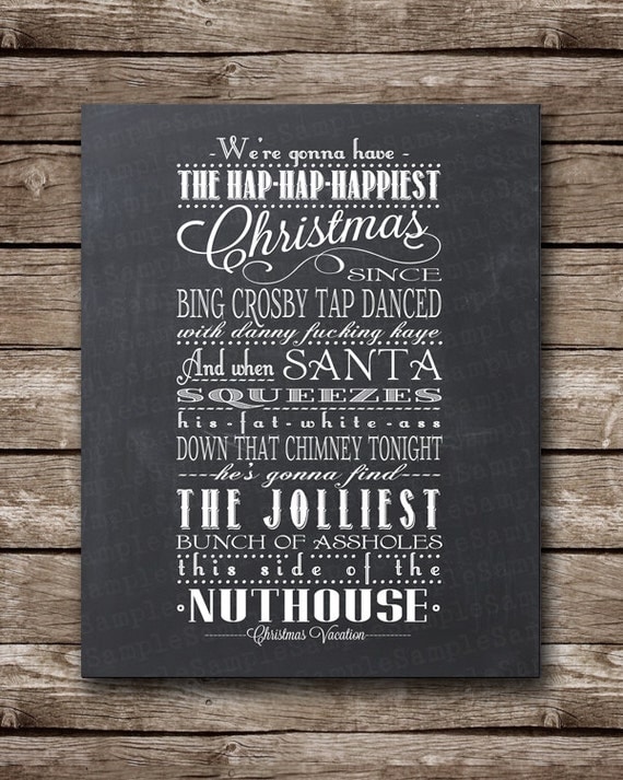 Christmas Vacation Quote Clark Griswold JPEG Printable