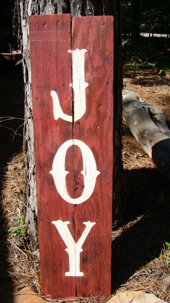 Download Reclaimed Rustic Wood JOY sign for by SweetSouthernRevival ...