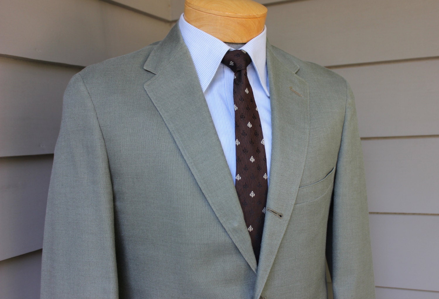 vintage 1960's Men's 2 piece suit. Palm Beach