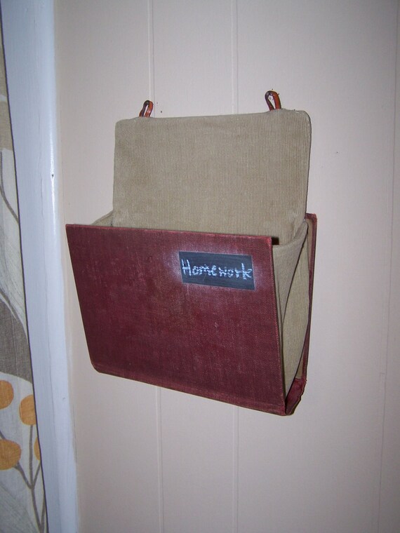 burgundy book bag