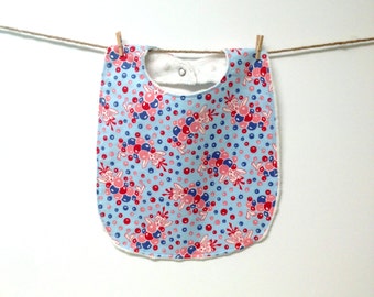 SALE - Baby Bib - Toddler Bib - Blue Bubbles