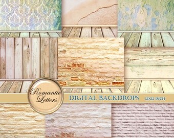 Newborn Digital Backdrop for newborn photography Digital Scrapbook Background Paper Newborn photo backdrop Shabby Chic newborn digital prop