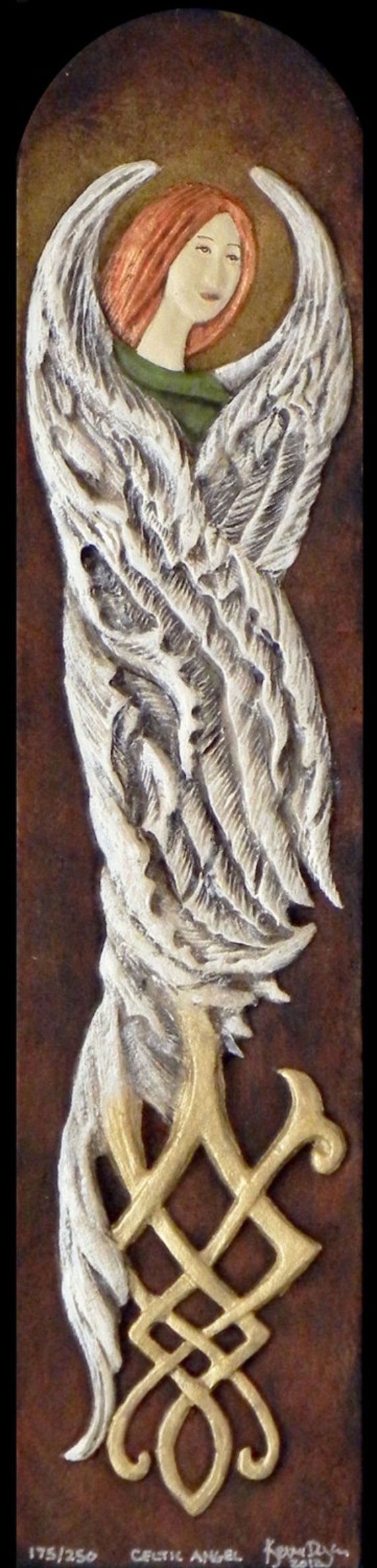 Celtic Angel Cast Paper Celtic Art Scottish Art Irish