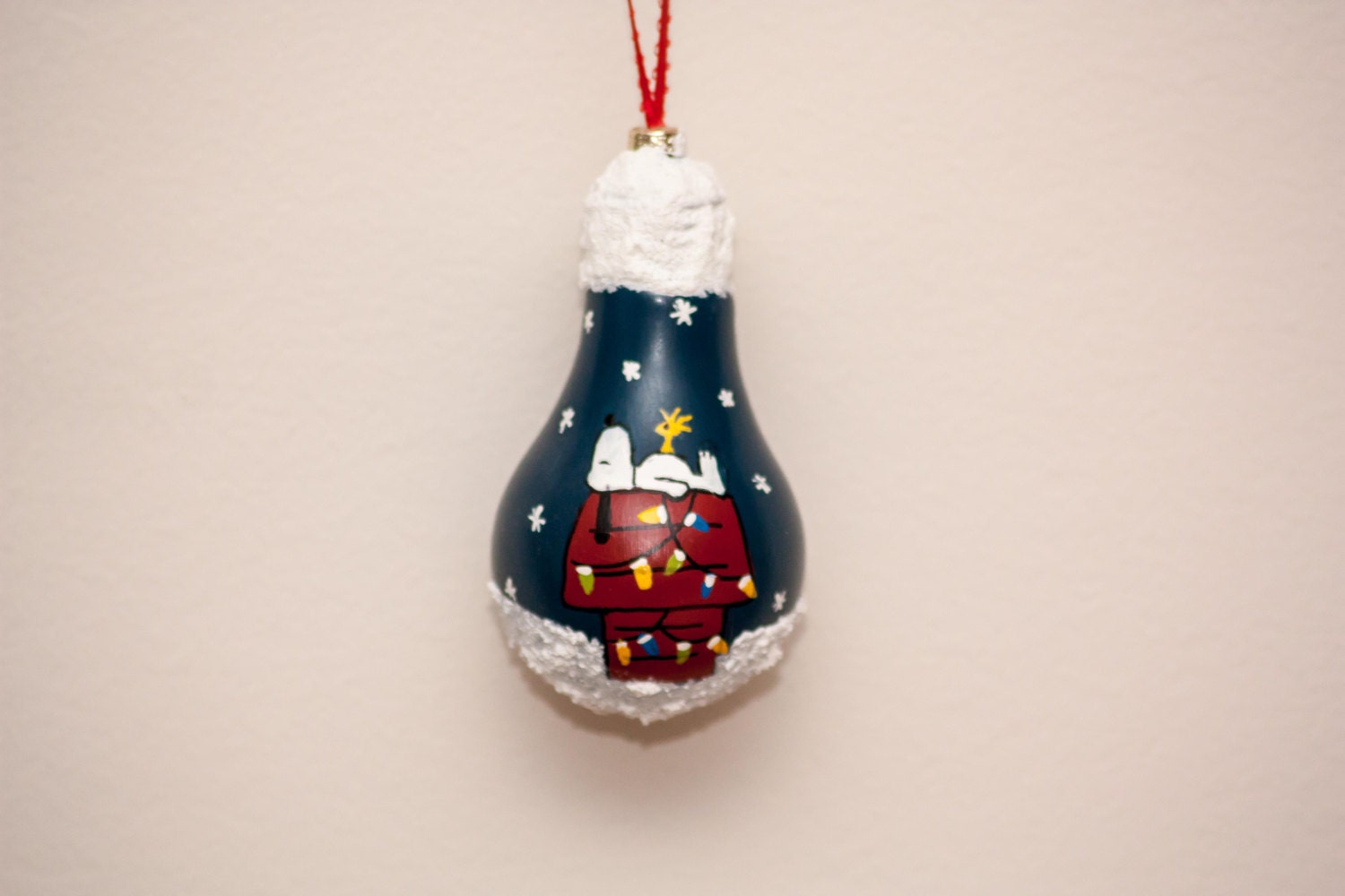 snoopy christmas bulb ornament snoopy christmas bulb ornament