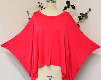 Oversized poncho type designer tunic top will fit Small to 3XL, Hip Hop, Bohemian,High Fashion