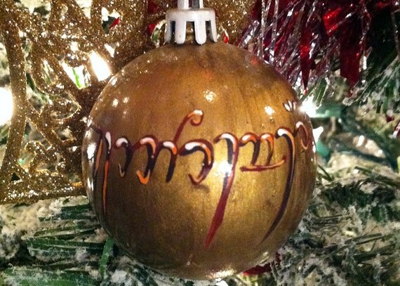 lord of the rings christmas elivish ornament holiday by lord of the rings christmas elivish ornament holiday by