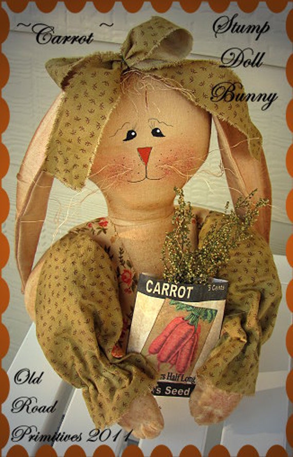 old bunny doll