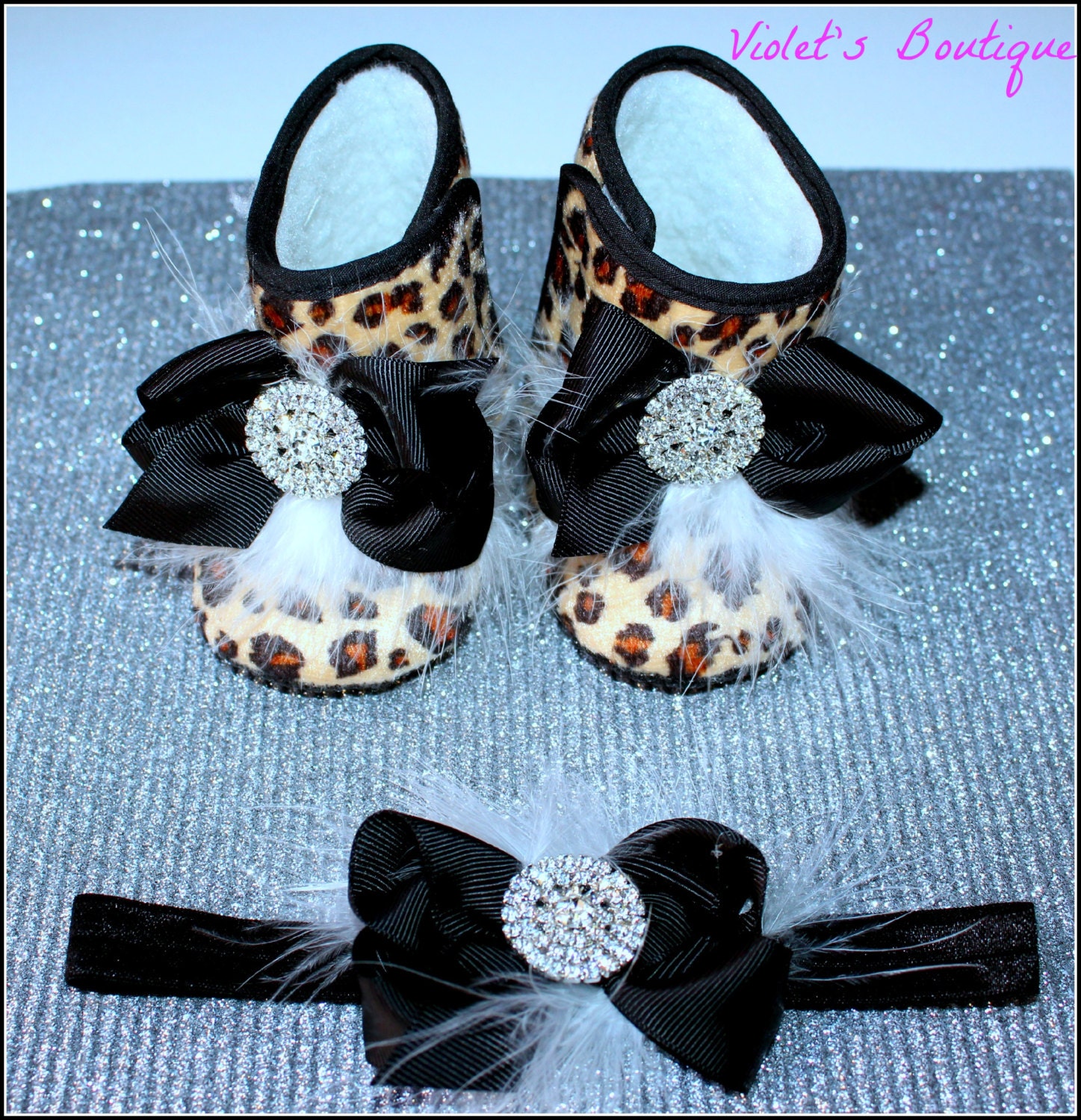 Leopard baby boots...Baby boots....baby girl by organicheadbands